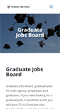 Mobile Screenshot of graduatejobsboard.com